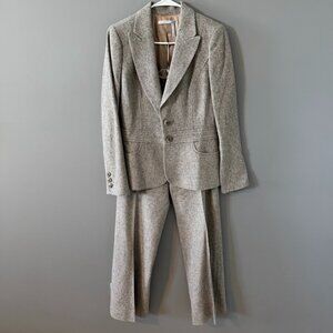 Classiques Entier Beige Tweed Suit